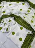 Digital Printed 3 Piece Swiss Lawn With Silk Dupatta  (unstitch)