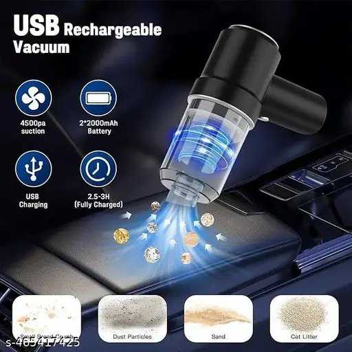 3-in-1 portable vacuum cleaner - packaging and accessories