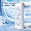 Mist Fan with LED Light & Humidifier| Portable USB Air Cooler for Home Office Travel