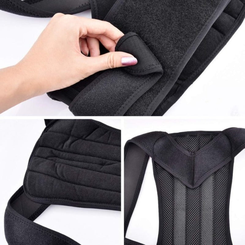 Back Pain Relief Posture Corrector Belt for men and women | Adjustable Support for Spine, Shoulder & Lumbar Alignment | Medium