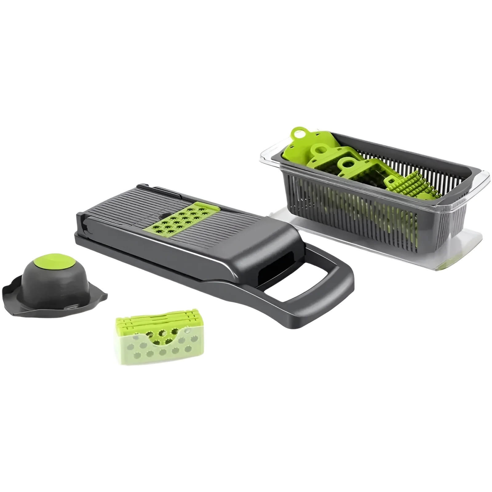 16-in-1 Vegetable Cutter – Cut vegetables 10X faster- Save hours